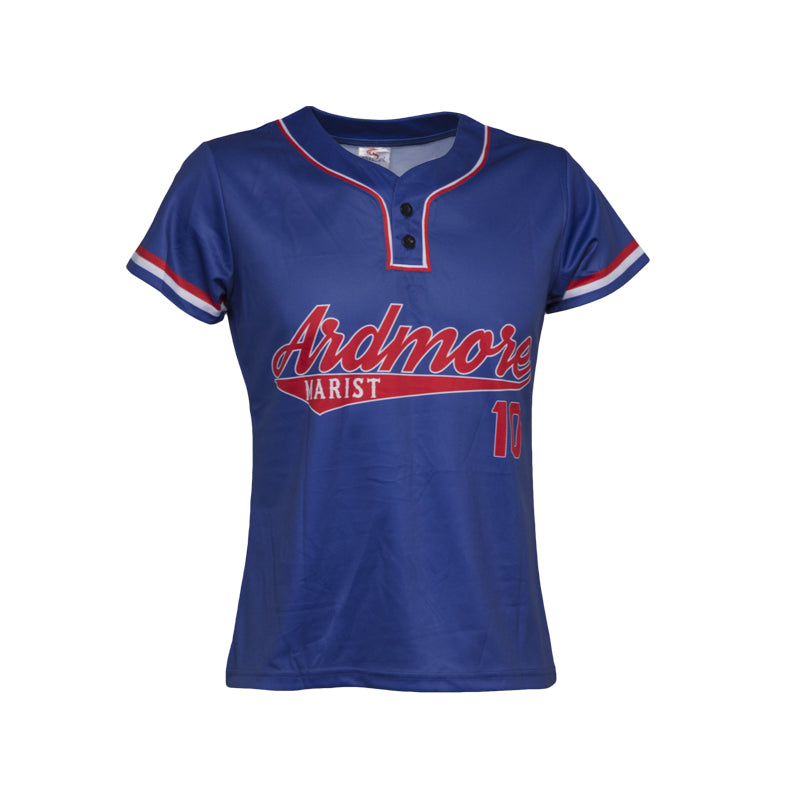 Sublimated Softball & Baseball '2-Button' Woman's Jersey