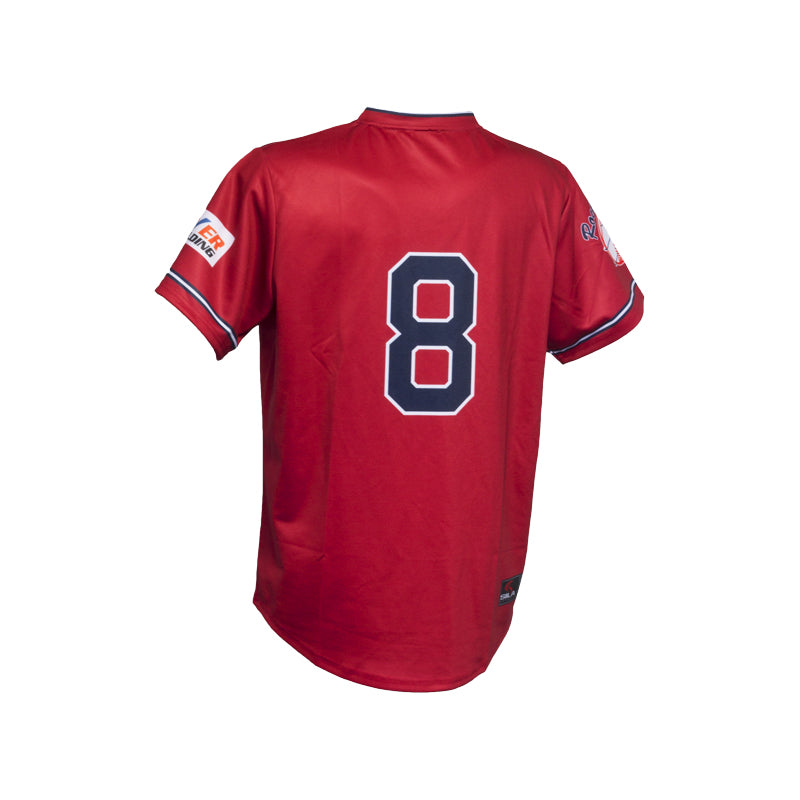Auckland United Sublimated Softball & Baseball 'V-Neck' Men's Jersey