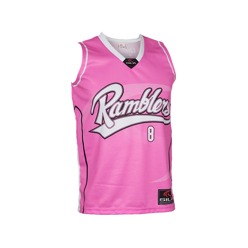 Sublimated Softball & Baseball 'Singlet V-Neck' Men's Jersey