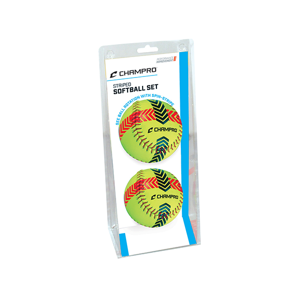 Champro 12" Training Striped Balls (2-pack)