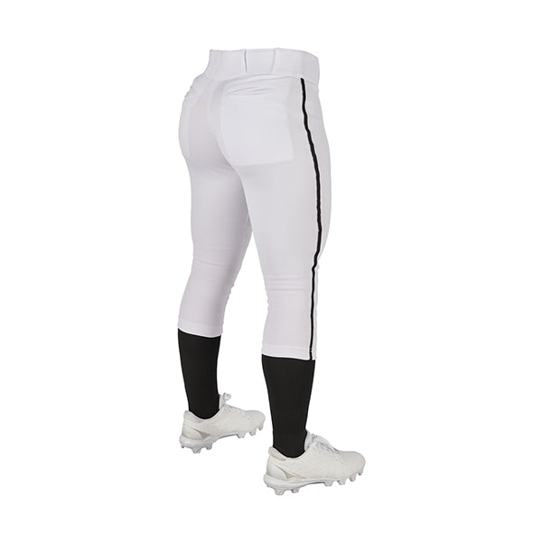 Champro Bp11 Women's Traditional Black Low-Rise Pant Piped White/Black