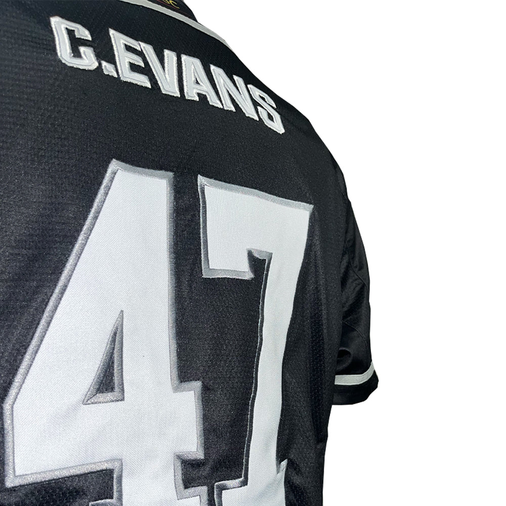 2025 Black Sox Tackle Twill Pro Cut Full Button Down Softball & Baseball Jersey