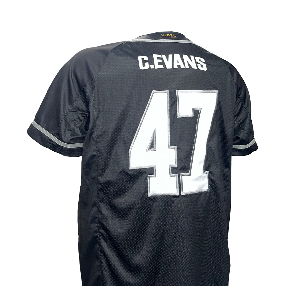 2025 Black Sox Tackle Twill Pro Cut Full Button Down Softball & Baseball Jersey