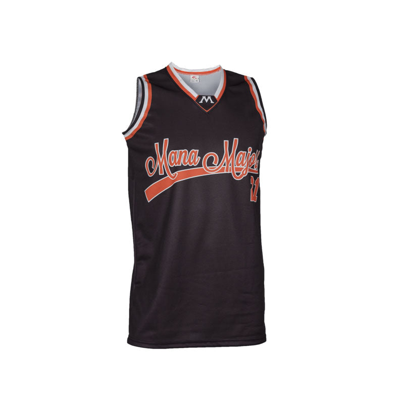 Sublimated Softball & Baseball 'Singlet V-Neck' Men's Jersey