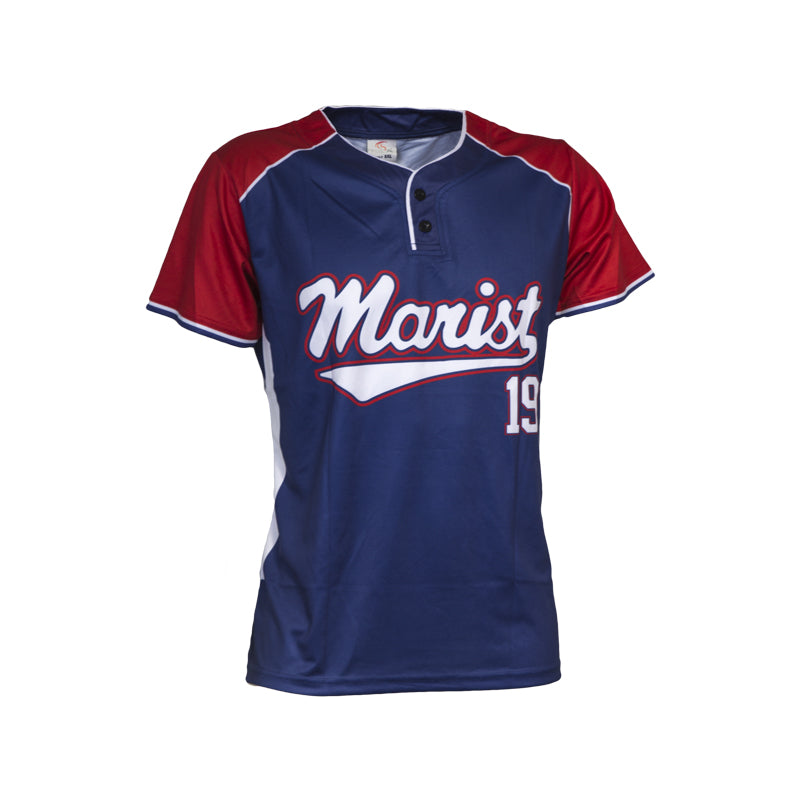 Sublimated Softball & Baseball '2-Button' Men's Jersey