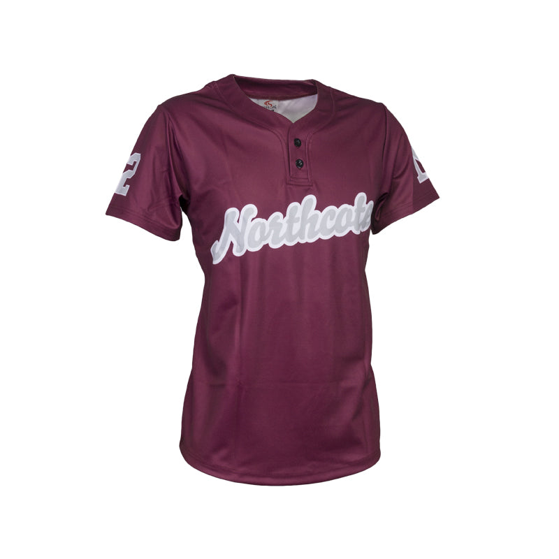 Sublimated Softball & Baseball '2-Button' Men's Jersey