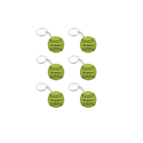 Dugout Softball Keyring x 6