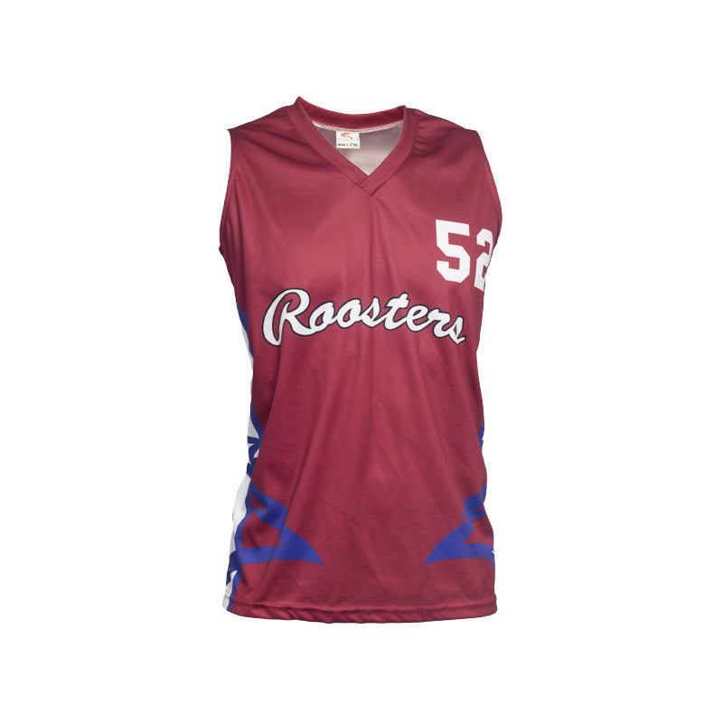 Sublimated Softball & Baseball 'Singlet V-Neck' Men's Jersey