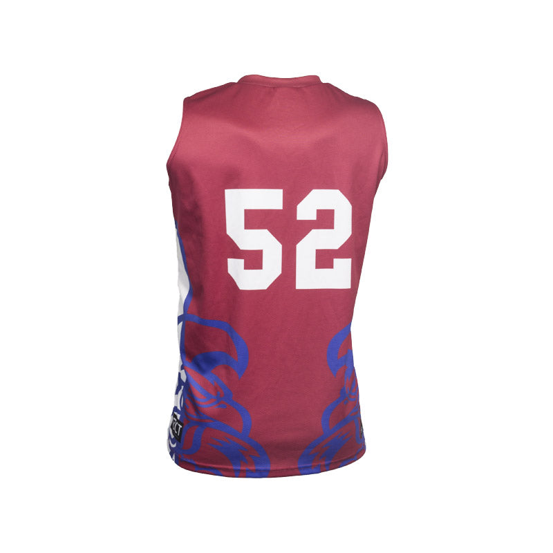 Sublimated Softball & Baseball 'Singlet V-Neck' Men's Jersey