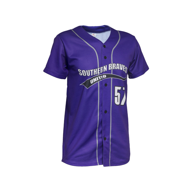 Sublimated Softball & Baseball 'Full-Button' Men's Jersey