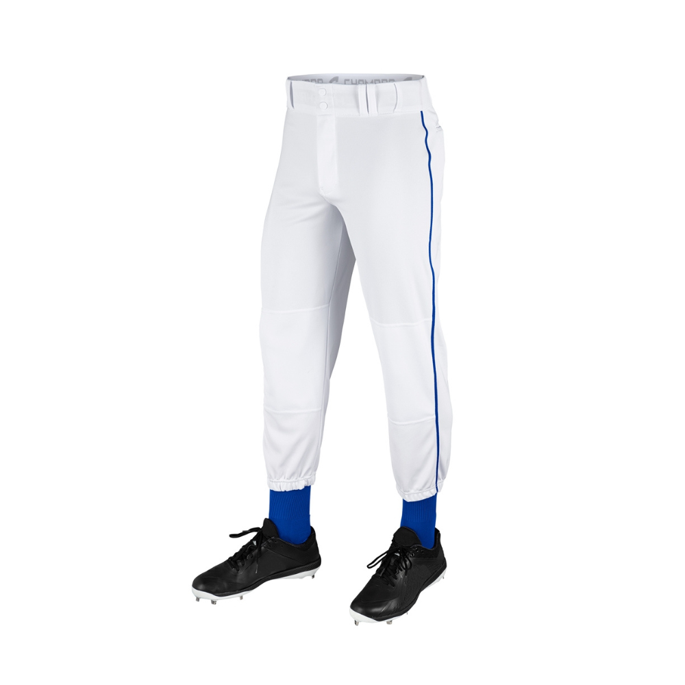 Champro Pants BP91 - White/Royal Piped (Youth)