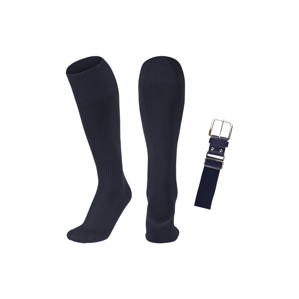 Navy Belt & Sock Combo - Large