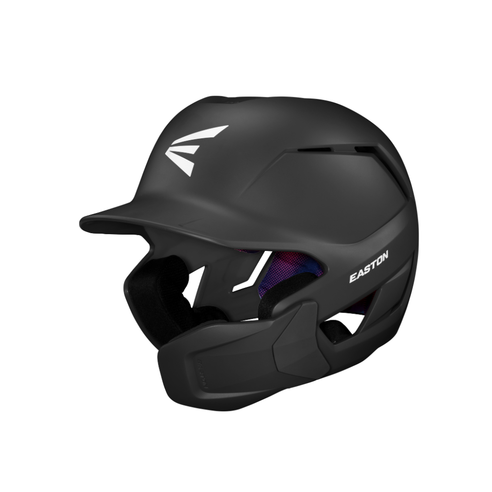 Easton Z50 Helmet + Jaw Guard Black Combo (XL)