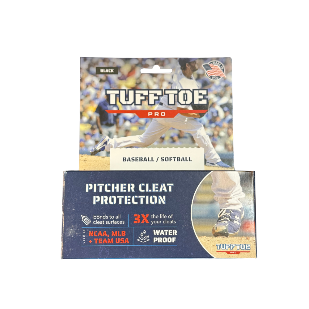 Tuff Toe Pro Pitcher Cleat Protection - Black