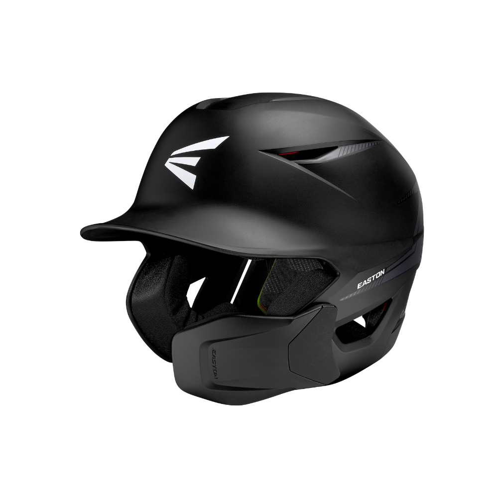 Easton Pro Max Helmet + Jaw Guard Black Combo (M/L)