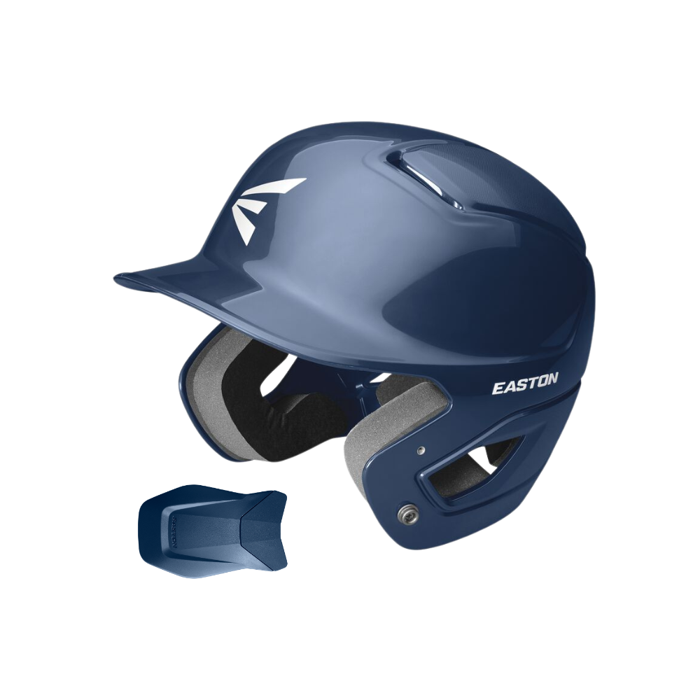 Easton Alpha Helmet + Jaw Guard Navy Combo (L/XL)