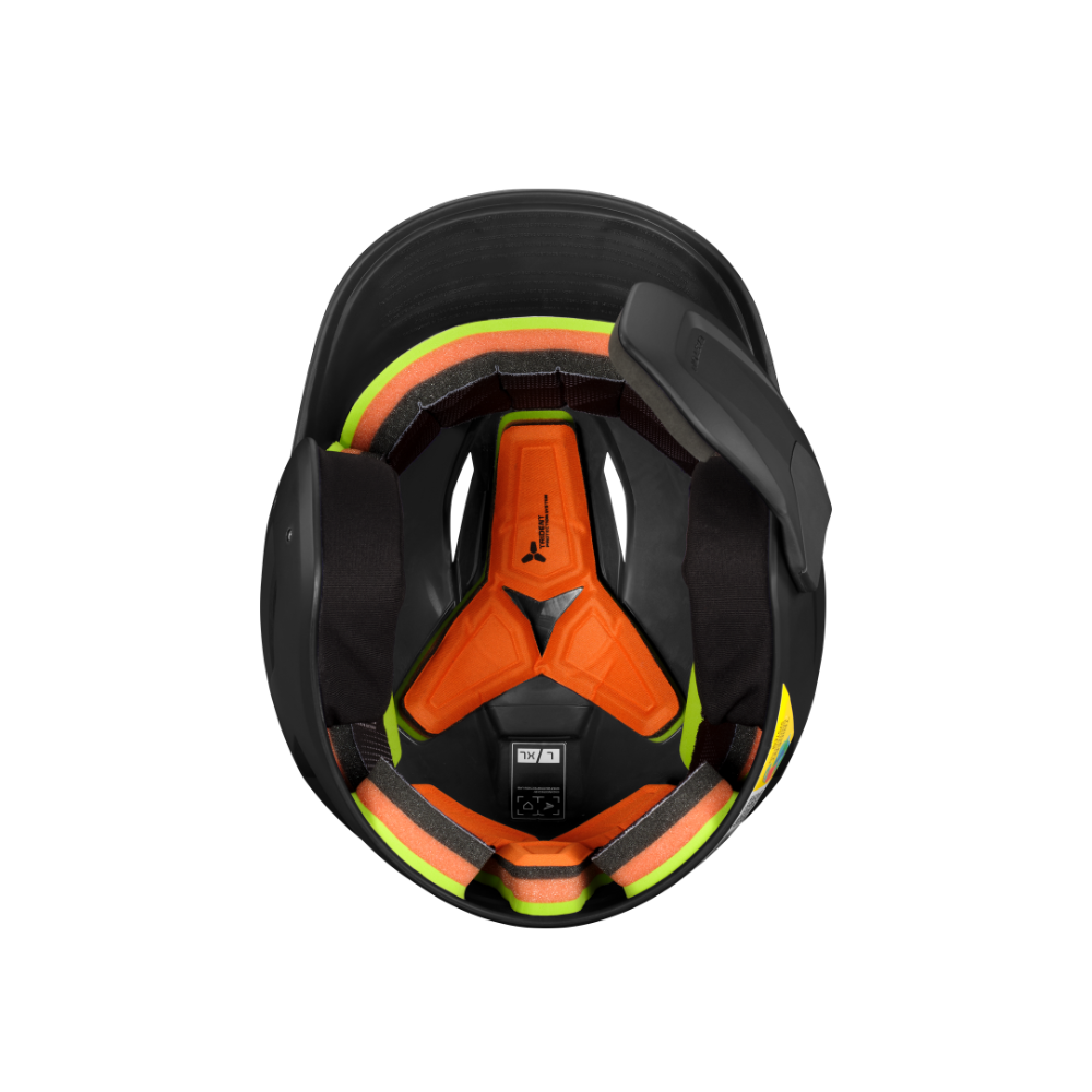 Easton Pro Max Helmet + Jaw Guard Black Combo (M/L)