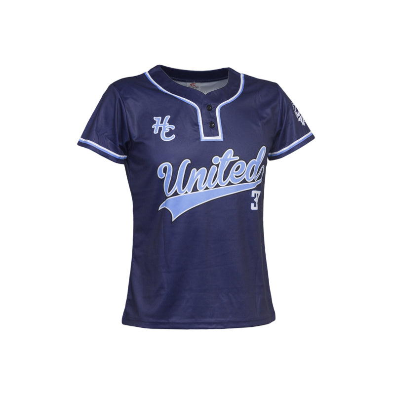 Sublimated Softball & Baseball '2-Button' Woman's Jersey