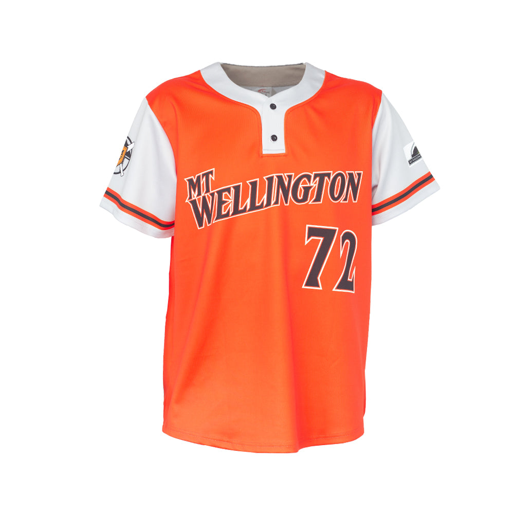 Mt Wellington Sublimated Softball & Baseball '2-Button' Men's Jersey