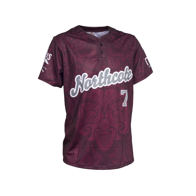 Sublimated Softball & Baseball '2-Button' Men's Jersey