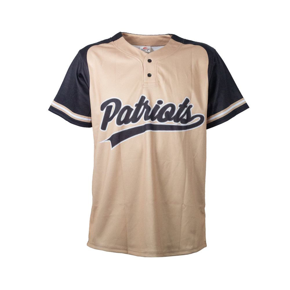 Patriots Sublimated Softball & Baseball '2-Button' Men's Jersey