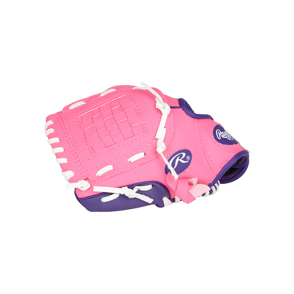 Rawlings Pl91 Player Glove with Ball 9''- pink/purple