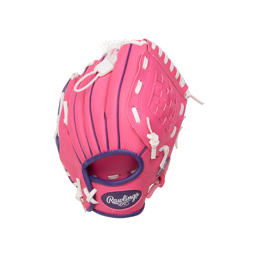 Rawlings Pl91 Player Glove with Ball 9''- pink/purple