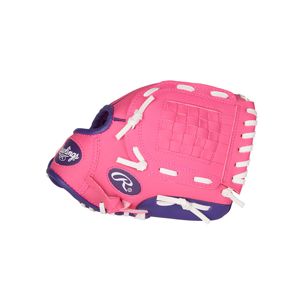 Rawlings Pl91 Player Glove with Ball 9''- pink/purple