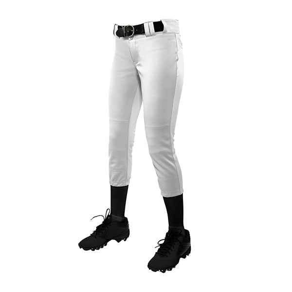 Champro Bp11 Girls Traditional White Low-Rise Pant