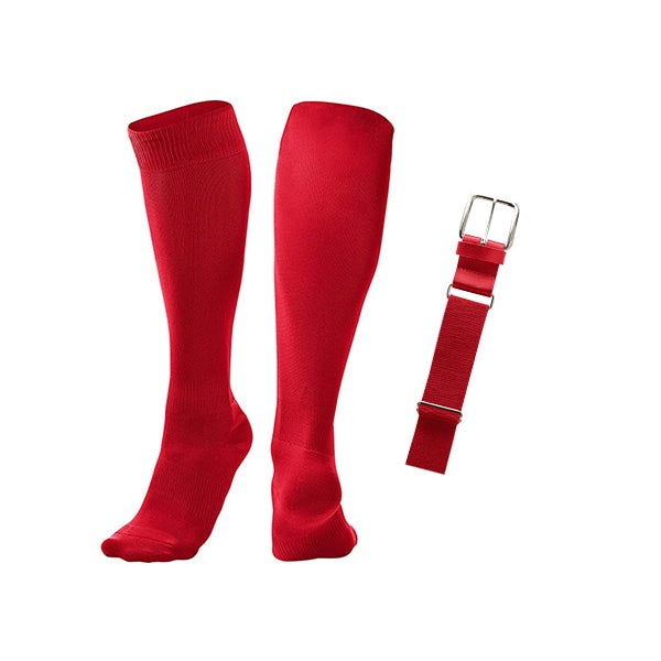 Red Belt & Sock Combo - Medium